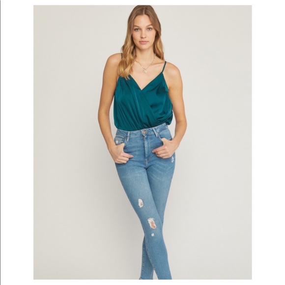 🌹ENTRO Teal body suit🌹 - Picture 4 of 9